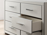 Zuraleus White California King Upholstered Bed with Dresser from Ashley Furniture - Luna Furniture