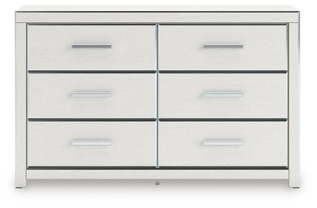 Zuraleus White King Upholstered Bed with Dresser and Nightstand from Ashley - Luna Furniture