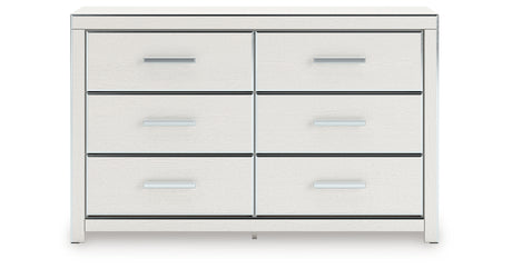 Zuraleus White California King Upholstered Bed with Dresser from Ashley - Luna Furniture