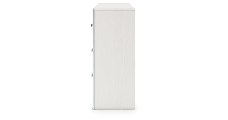 Zuraleus White Queen Upholstered Bed with Dresser and Chest from Ashley - Luna Furniture