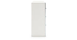 Zuraleus White Queen Upholstered Panel Storage Bed with Dresser and Chest from Ashley - Luna Furniture