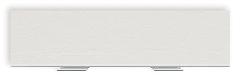 Zuraleus White King Upholstered Panel Bed with Dresser from Ashley - Luna Furniture