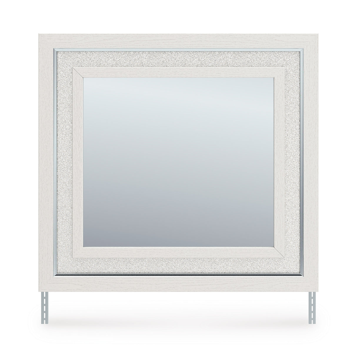 Zuraleus White Upholstered Storage Panel Bedroom Set with 2 Footboard Drawers from Ashley Furniture - Luna Furniture