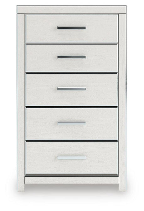 Zuraleus White King Upholstered Bed with Chest and Nightstand from Ashley - Luna Furniture
