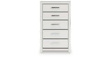 Zuraleus White Queen Upholstered Panel Bed with Mirrored Dresser and Nightstand from Ashley - Luna Furniture