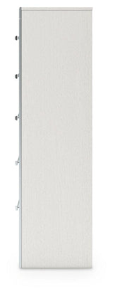 Zuraleus White Queen Upholstered Panel Storage Bed with Dresser and Chest from Ashley - Luna Furniture