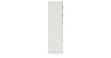 Zuraleus White Queen Upholstered Panel Bed with Dresser and Chest from Ashley - Luna Furniture