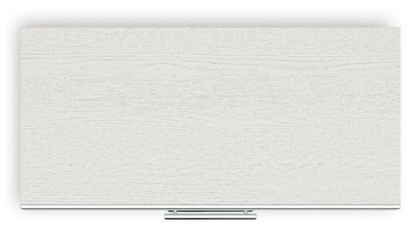 Zuraleus White King Upholstered Panel Bed with Dresser and Chest from Ashley - Luna Furniture