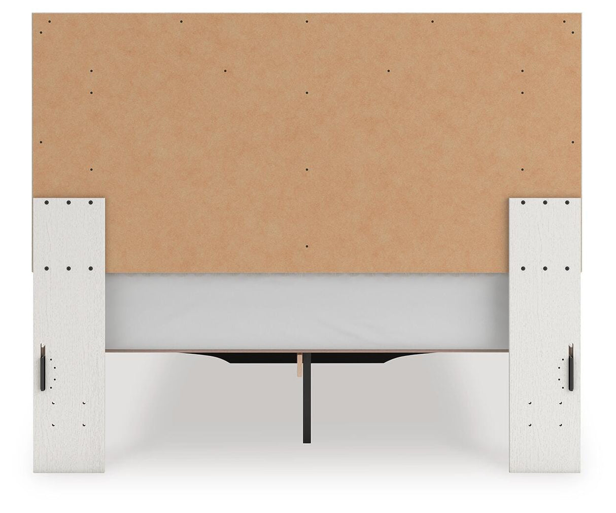 Zuraleus White Queen Upholstered Panel Storage Bed with Dresser and Chest from Ashley - Luna Furniture