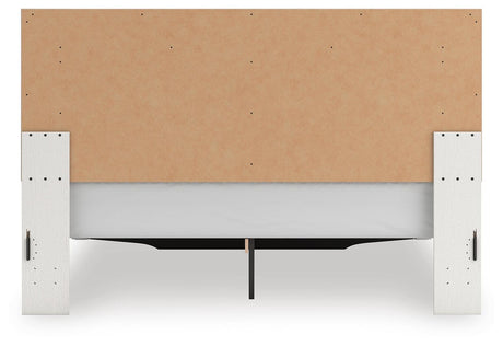 Zuraleus White King Upholstered Panel Storage Bed with Dresser from Ashley - Luna Furniture