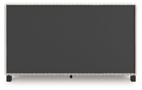 Zuraleus White Queen Upholstered Bed from Ashley Furniture - Luna Furniture