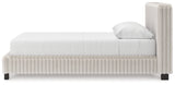 Zuraleus White Queen Upholstered Bed with Dresser and Chest from Ashley Furniture - Luna Furniture