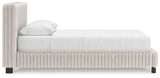 Zuraleus White Queen Upholstered Bed from Ashley Furniture - Luna Furniture