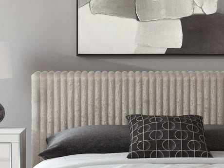 Zuraleus White California King Upholstered Bed with Chest and Nightstand from Ashley - Luna Furniture