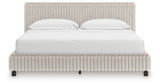 Zuraleus White California King Upholstered Bed with Dresser from Ashley Furniture - Luna Furniture
