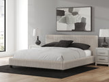 Zuraleus White California King Upholstered Bed with Mirrored Dresser, Chest and Nightstand from Ashley Furniture - Luna Furniture