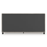 Zuraleus White King Upholstered Bed from Ashley Furniture - Luna Furniture