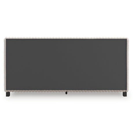 Zuraleus White King Upholstered Bed from Ashley Furniture - Luna Furniture