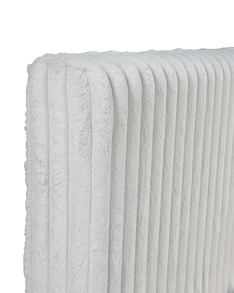 Zuraleus White King Upholstered Bed from Ashley Furniture - Luna Furniture