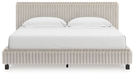 Zuraleus White California King Upholstered Bed from Ashley - Luna Furniture