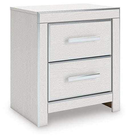 Zuraleus White King Panel Bderoom, Dresser, Mirror and Nightstand from Ashley - Luna Furniture