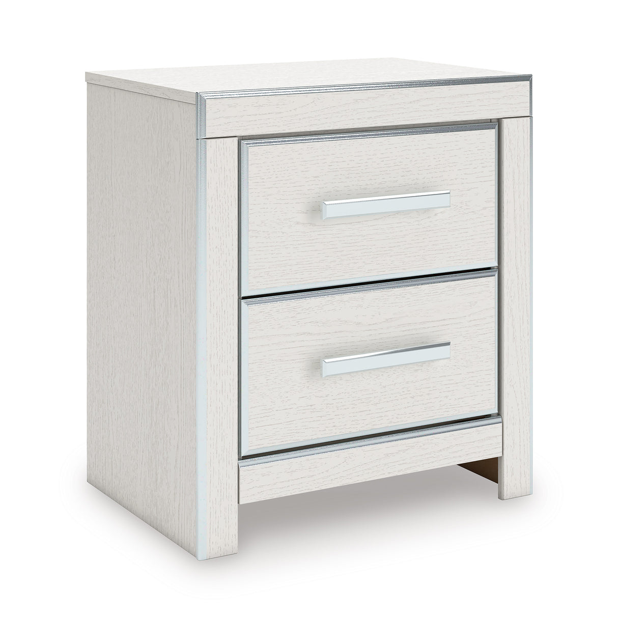 Zuraleus White Upholstered Storage Panel Bedroom Set with 2 Footboard Drawers from Ashley Furniture - Luna Furniture