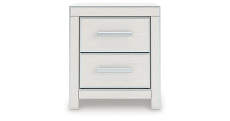 Zuraleus White Queen Upholstered Panel Storage Bed with Chest and Nightstand from Ashley - Luna Furniture