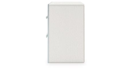 Zuraleus White King Upholstered Panel Bed with Chest and Nightstand from Ashley - Luna Furniture