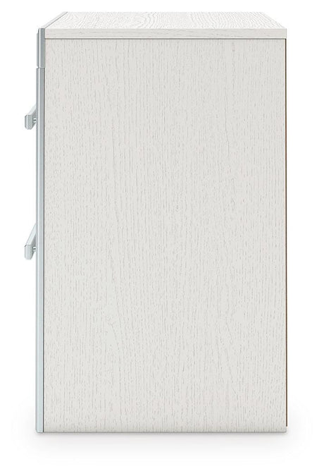 Zuraleus White King Panel Bderoom, Dresser, Mirror and Nightstand from Ashley - Luna Furniture