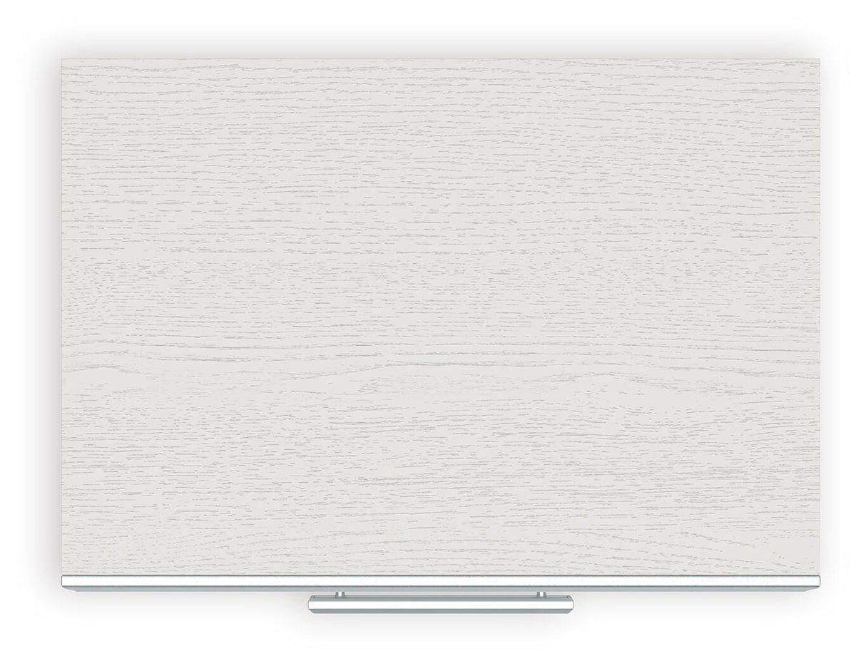 Zuraleus White Queen Upholstered Panel Bed with Dresser and Nightstand from Ashley - Luna Furniture