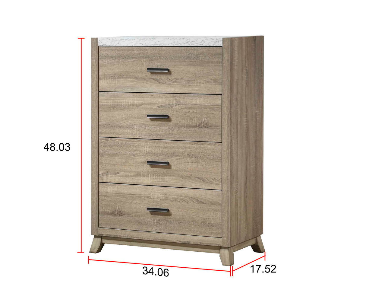 Tilston Natural Chest from Crown Mark - Luna Furniture