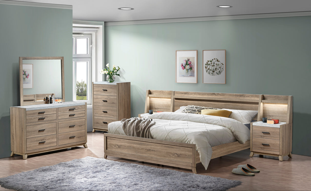 Tilston Natural Chest from Crown Mark - Luna Furniture