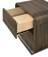 Kinkaid Warm Wood Nightstand from Crown Mark - Luna Furniture