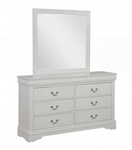 Louis Philip Greige Dresser Top (Mirror Only) from Crown Mark - Luna Furniture