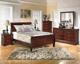 Alisdair Reddish Brown Full Sleigh Bed from Ashley Furniture - Luna Furniture