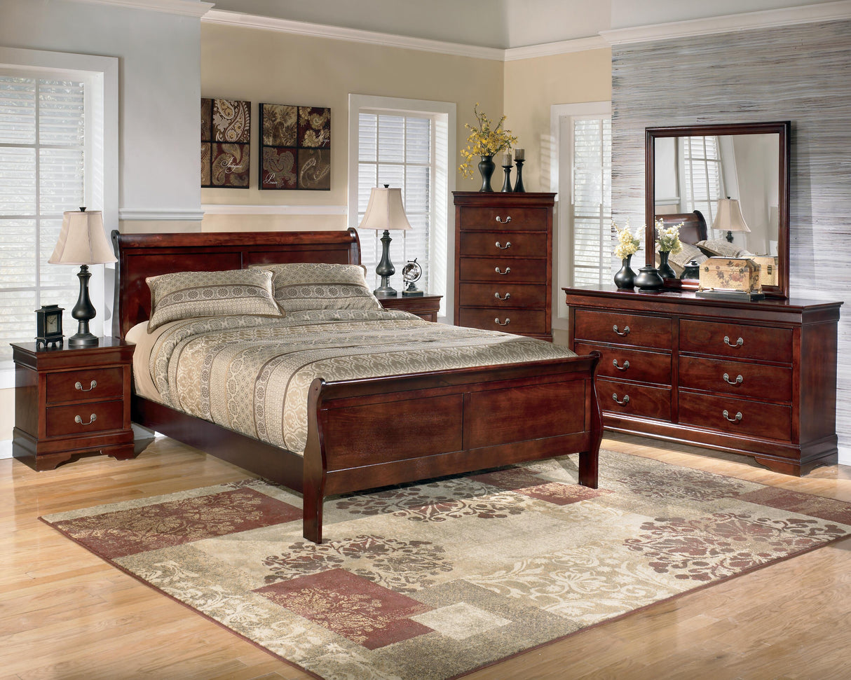 Alisdair Reddish Brown Nightstand from Ashley Furniture - Luna Furniture