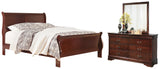 Alisdair Reddish Brown Sleigh Bedroom Set from Ashley - Luna Furniture