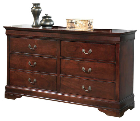 Alisdair King Sleigh Bed with Dresser in Reddish Brown from Ashley Furniture - Luna Furniture