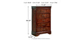 Alisdair Queen Sleigh Bed, Dresser and Chest from Ashley - Luna Furniture