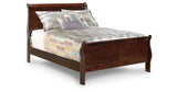 Alisdair Reddish Brown Full Sleigh Bed from Ashley Furniture - Luna Furniture
