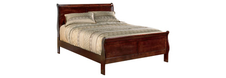 Alisdair Reddish Brown Queen Sleigh Bed from Ashley - Luna Furniture