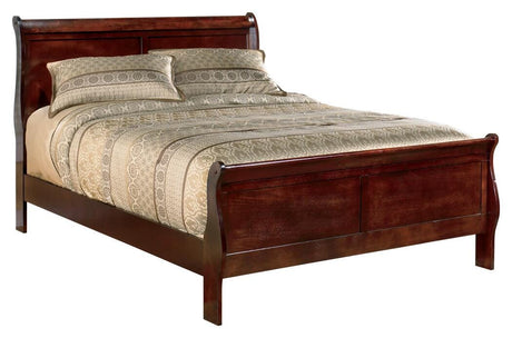 Alisdair Reddish Brown California King Sleigh Bed from Ashley Furniture - Luna Furniture