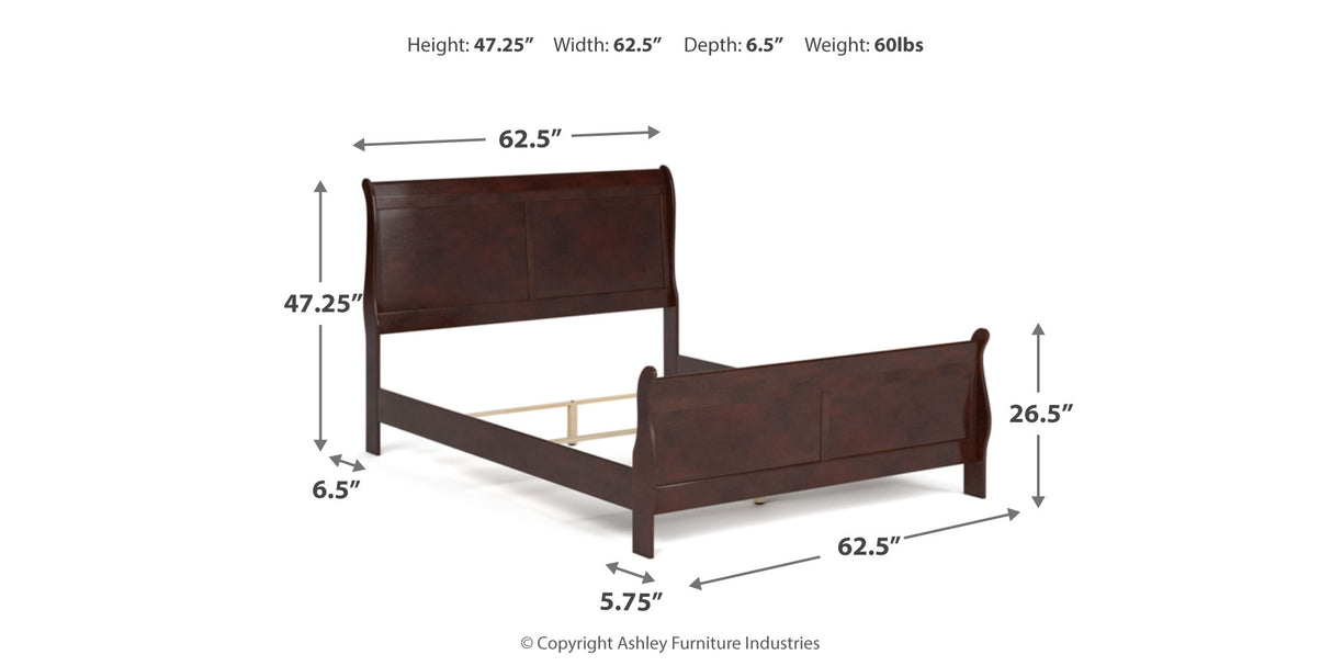 Alisdair Queen Sleigh Bed, Dresser and Chest from Ashley - Luna Furniture