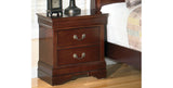 Alisdair King Sleigh Bed with 2 Nightstands in Reddish Brown from Ashley Furniture - Luna Furniture
