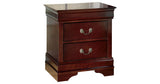 Alisdair King Sleigh Bed with Mirrored Dresser and 2 Nightstands in Reddish Brown from Ashley - Luna Furniture