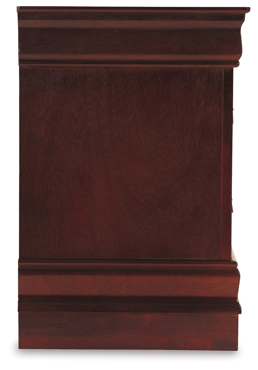 Alisdair Reddish Brown Full Sleigh Bed and Nightstand from Ashley - Luna Furniture