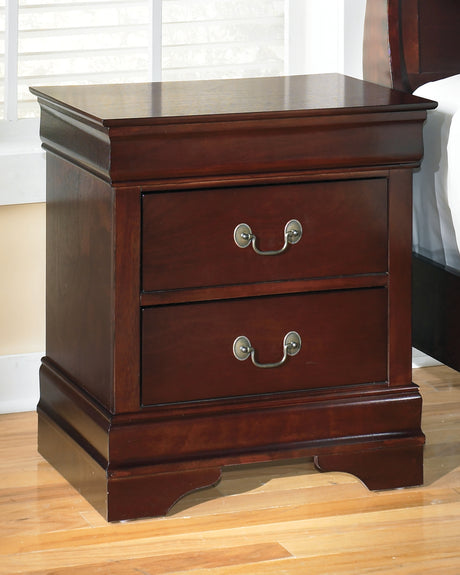 Alisdair Antique BronzeFull Sleigh Bed, Dresser, Mirror, Chest and 2 Nightstands from Ashley - Luna Furniture