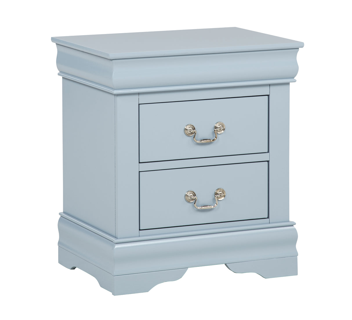 Louis Philip Blue Nightstand