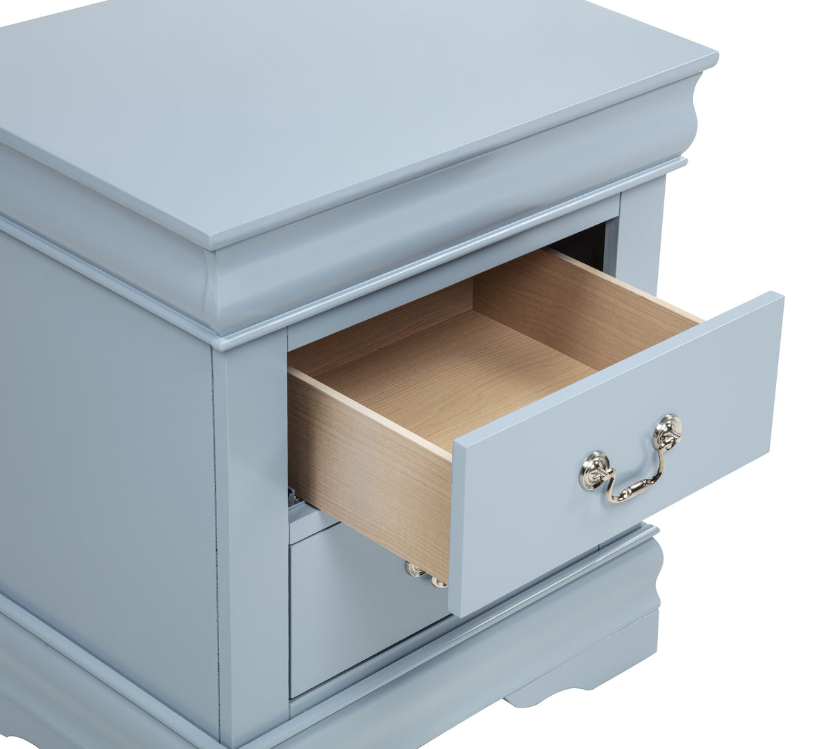 Louis Philip Blue Nightstand