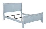 Louis Philip Blue Full Sleigh Bed from Crown Mark - Luna Furniture